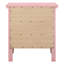 Charmante table de chevet rose avec rangement-112831531