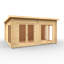 The Optima Tongue & Groove Log Cabin 16x14w