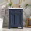 Armoire de salle de bain à fermeture douce avec tablette réglable et lavabo-869951815