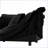 Sofa, Modern Black Corduroy Deep Seat with Removable Cover for Living Room | Black | Wood-1255910333