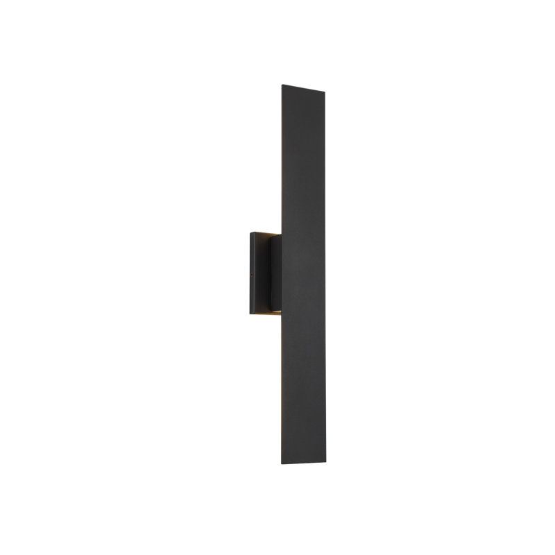 Annette Large LED Outdoor Wall Sconce, Black