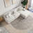 4 - Piece Upholstered Beige Corduroy Modular Sectional Sofa with Pillow Back and Removable Ottoman-87307126-87307125