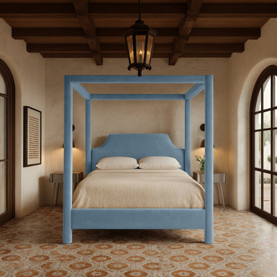 Dawson Velvet Upholstered Bed