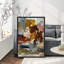Abstrait expressionniste, palette de couleurs, art moderne, impression encadrée-172765676-172765679