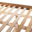 Élégant lit superposé double avec lit gigogne simple, noyer - Lit gigogne en bois massif Home Decor Choice-621707952