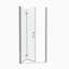 Porte de douche pivotante universelle à ajustement de 1 3/8 po avec finition en verre trempé de 1/4 po 3272-126145915