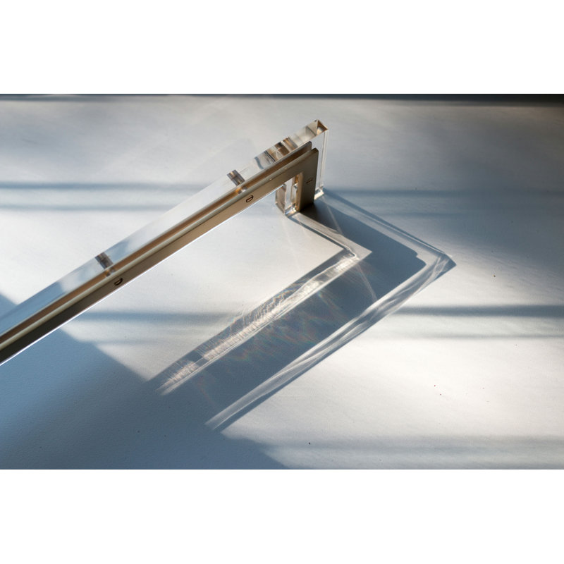 Transparency Bar / Handle Pull, Satin Brass