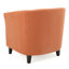 Fauteuil club en tissu Plaza Orange avec lumière requis