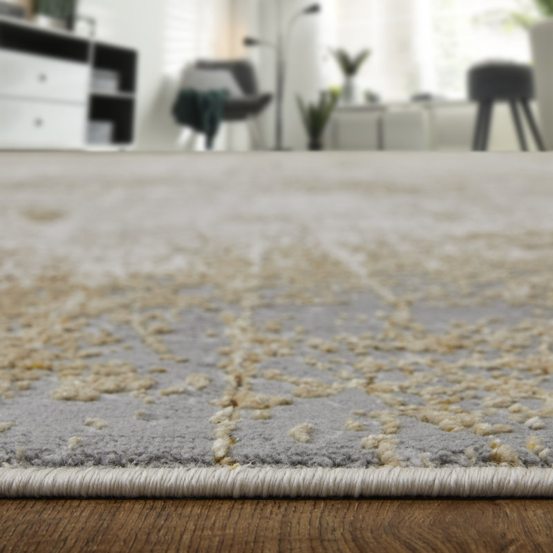 Rollegem Performance Abstract Indoor Rug, Rectangle 12' x 18'