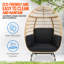 Chaise de patio avec coussins Alyssha-865299299