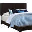 Structure de lit double pleine grandeur avec revêtement en similicuir et sommier tapissier pour une magnifique chambre à coucher-1456888602-1456888612