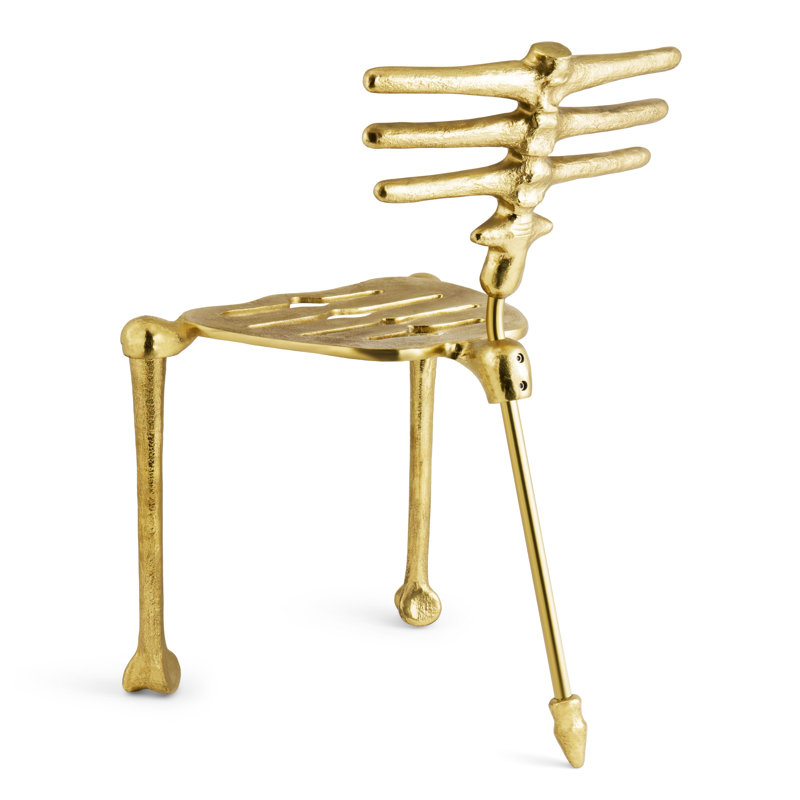 Flights of Fancy Skeleton Chair, Gold