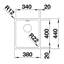 Andano 38 x 44cm Inset Kitchen Sink