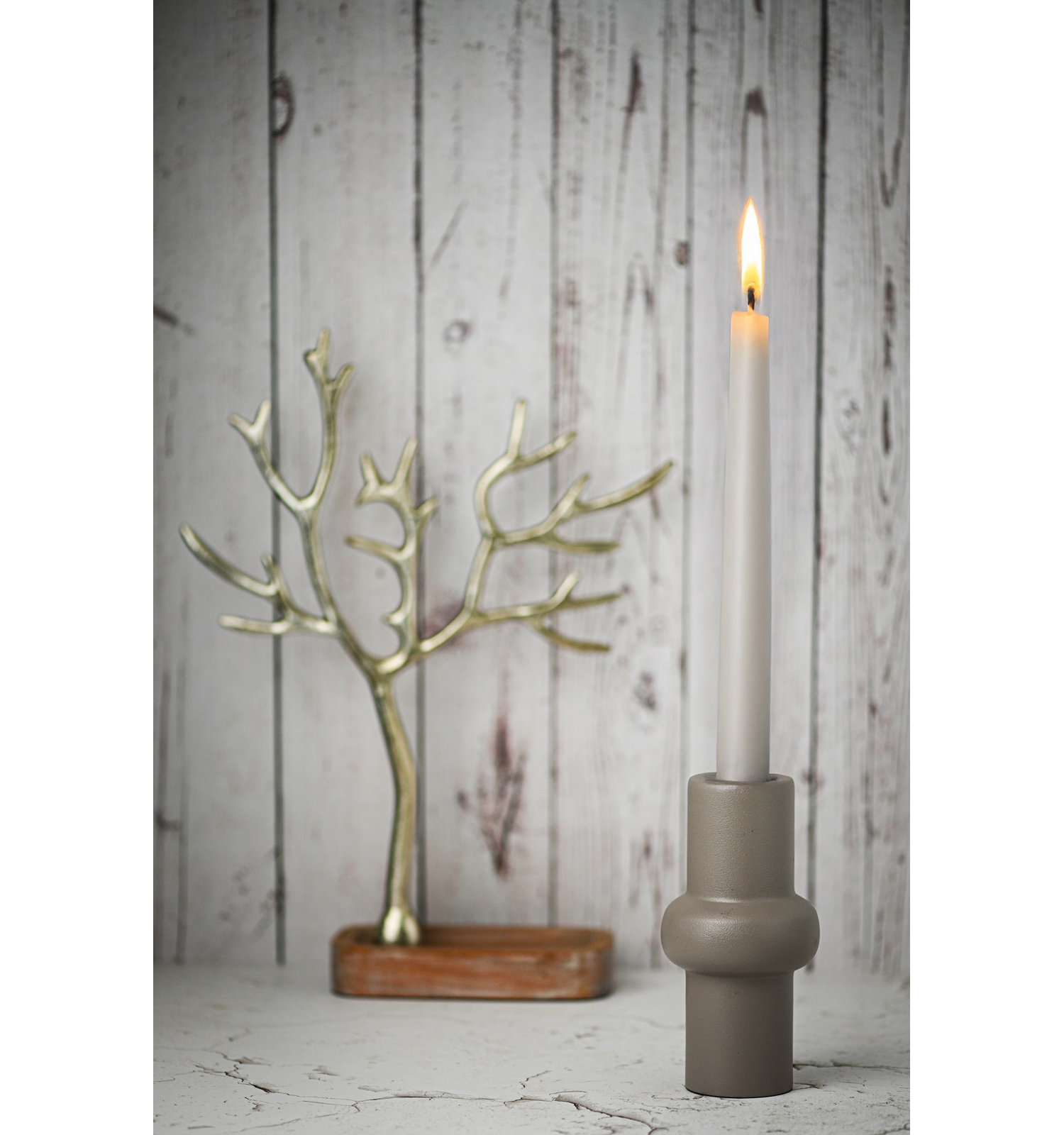 Paulding Iron Pillar Candle Holder
