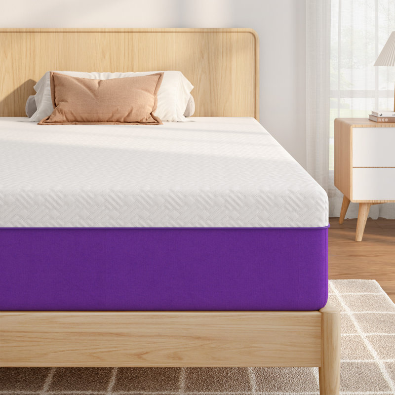 10" Mattress Twin Size, Gel Memory Foam Medium Mattress With Removable Washable Cover, 10", Twin