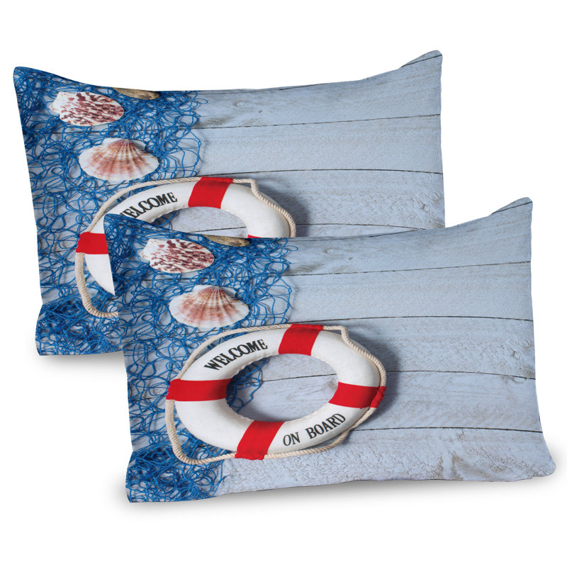 Ensemble de 2 taies décoratives Ambesonne Ocean, H 20 po x l 36 po