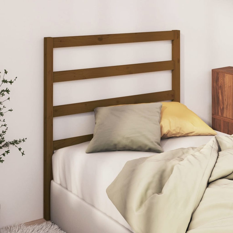 Meissner Solid Wood Headboard, 146 x 100cm, Honey Brown