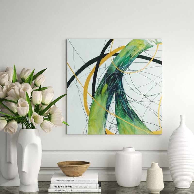 Sea Voyage II Print by Sara Brown, Glass Coat, 30" H x 30" W x 1.5" D