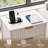 Modern Fluted 23.6" W 3-Drawer Nightstand with Charging Station（Set of 2）-2037515386
