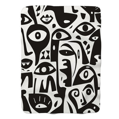 Couverture de sherpa 1 pièce Picasso
