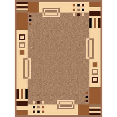 Tapis brun Franny Picasso
