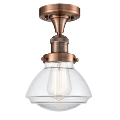 Chesterville Glass Semi Flush Mount