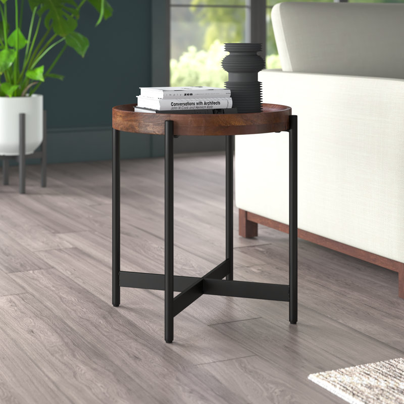 Brookline 20" Round Wood End Table