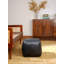POUF GRIS EN CUIR FABRIQUÉ À LA MAIN ÉCRÉABLE À LA MAIN EN CAOUTCHOUC FABRIQUÉ À LA MAIN - de forme carrée, de couleur grise, de couleur unie, en cuir Buffalo Genunie, en coton recyclé, rembourré pour le salon, la salle d'étude, Patio et bureau-511741914-491520718-491520571