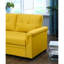 Canapé-lit modulaire réversible en lin Oolitic-126543072