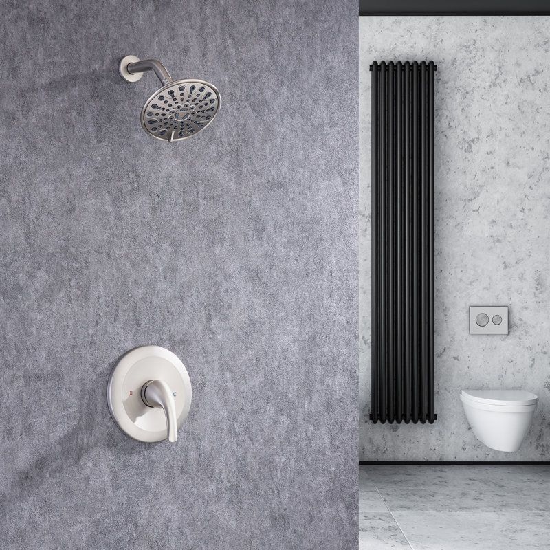 All-In-One Kit with Rough in-Valve, Brushed Nickel