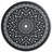 35.26-Inch Patio Dining Table With Black Cast Aluminum Frame - Weather Finish, Elegant Look 35.26" & Umbrella Hole High Temperature , Stylish Design