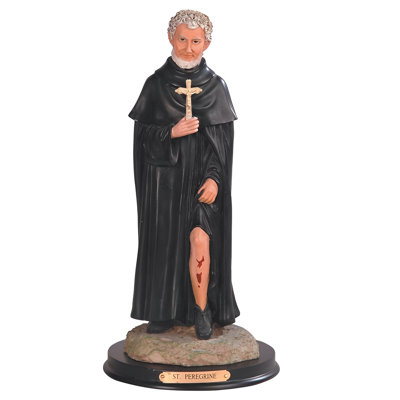 Figurine sacrée 12 "Saint Peregrine Peregrine Laziosi