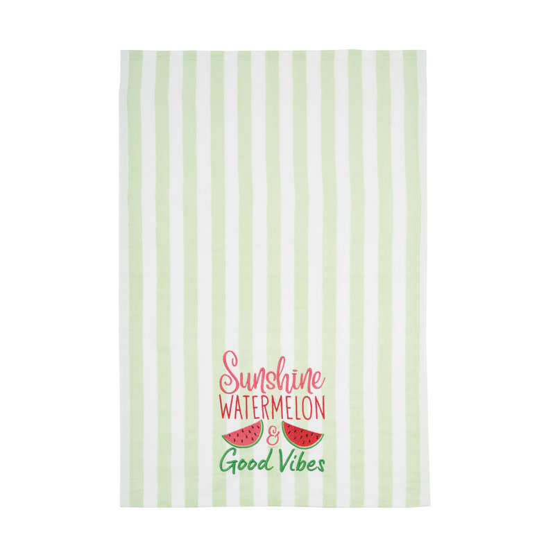 Watermelon & Good Vibes Cotton Kitchen Towel