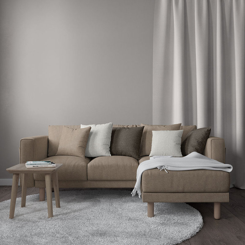 Tissu Chelsea, Brun sableux