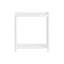 Ensemble de deux tables de bout rectangulaires en bois brun de 24 po avec tablette-102494087