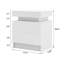 Albanese Manufactured Wood Nightstand with RGB LED Lights-1614146034