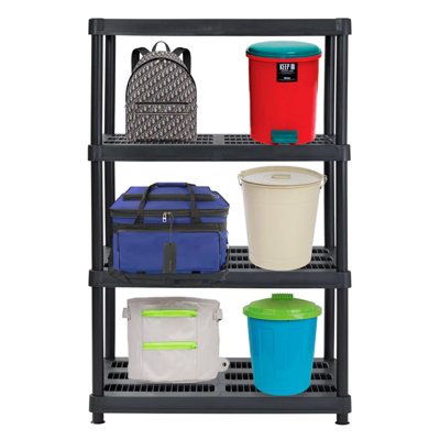 Plastic Height -Adjustable Shelving Unit