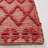 Jeanel Natural Fiber Flat Weave Jute/Cotton Geometric Rug in Red-749113931