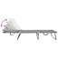vidaXL Folding Sun Lounger Folding Polyester Outdoor Recliner Garden Chair-147816483