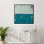 «Blue Bay Hideaway» par Mauro, reproduction d'art encadrée sur bois-644778937-644778940