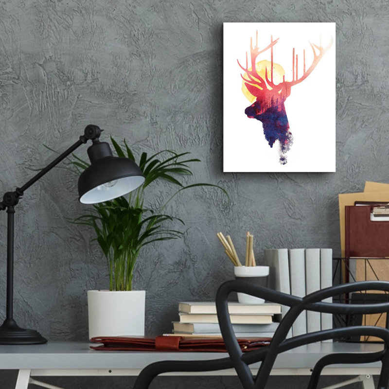 «The Burning Sun» par Robert Farkas, H 16 po x l 12 po x P 0,13 po