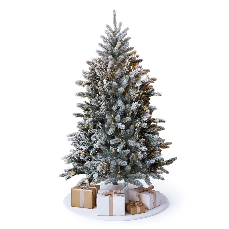 Frosted White LED Light Up Christmas Tree SX3601, 5.91' H