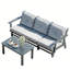 Canapé 3 places en PEHD avec coussin-886683701
