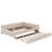 Upholstered Platform Bed With USB And Trundle-1068871443