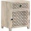 Armoire d'appoint avec tiroir Whitewash Beige