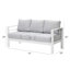 Ensemble de conversation de patio moderne en aluminium avec coussins moelleux et table basse-1941389907