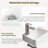 14" Bathroom Vessel Sink With Faucet, Drain Assembly
