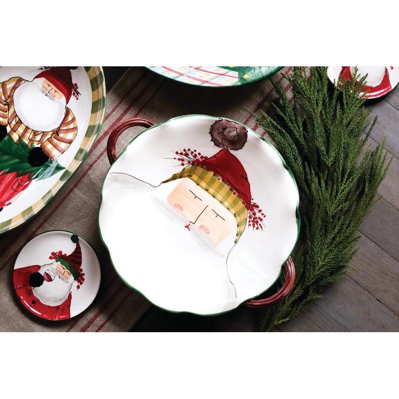 Old St. Nick Cocktail Plates - Set of 4
