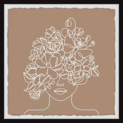 «Flowers In My Hair», reproduction encadrée
