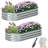 2PCS Raised Garden Bed – Planting Box for Flowers & Vegetables